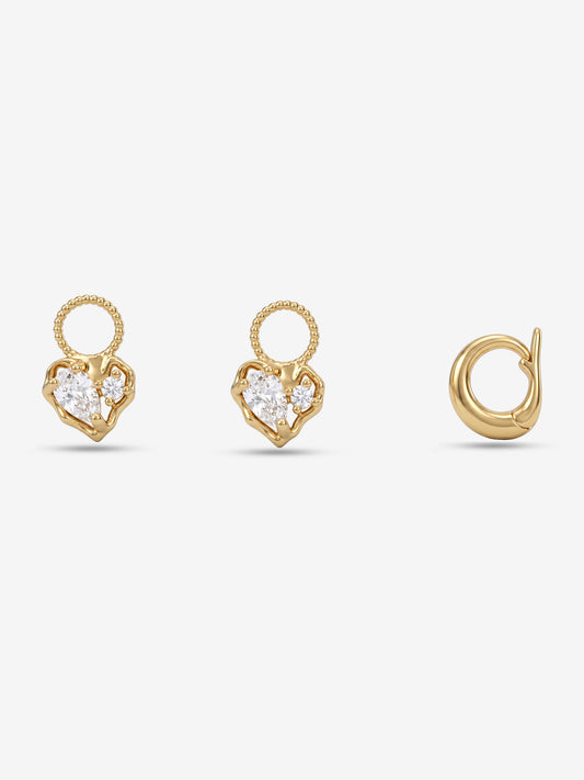 Crystal Heart Charm