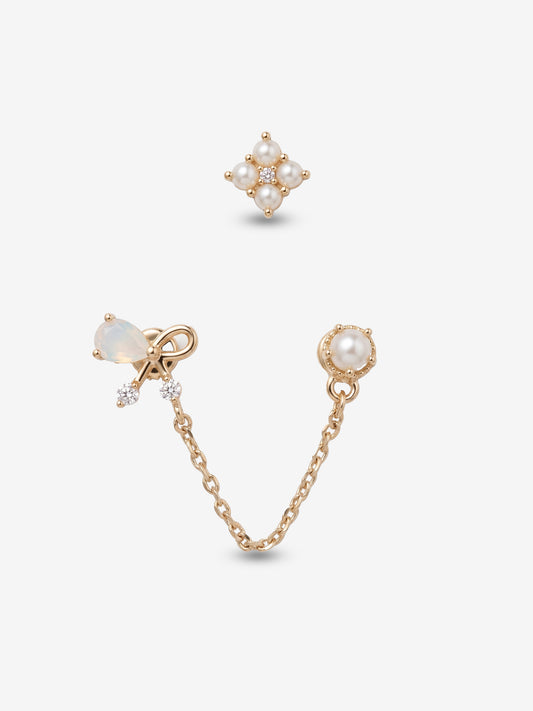 貼るだけピアス|Mag Patch Milky Glow