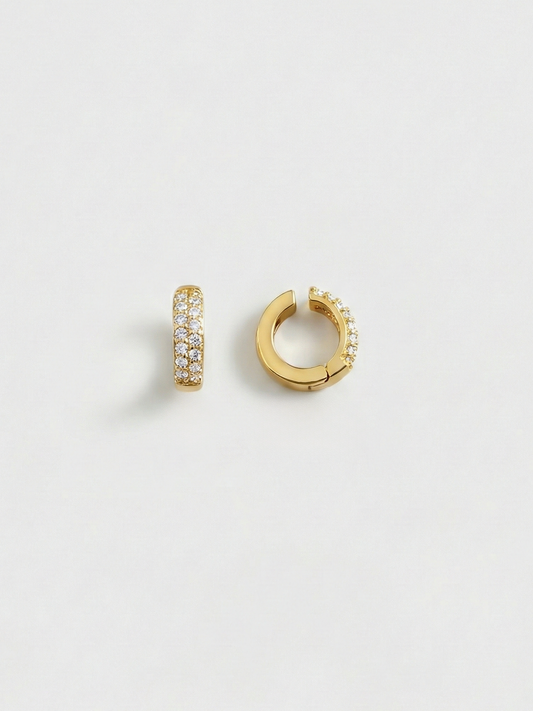 ピアス見えイヤリング|Zero Touch Pavé Cubic