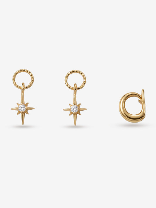 Luna Star Charm
