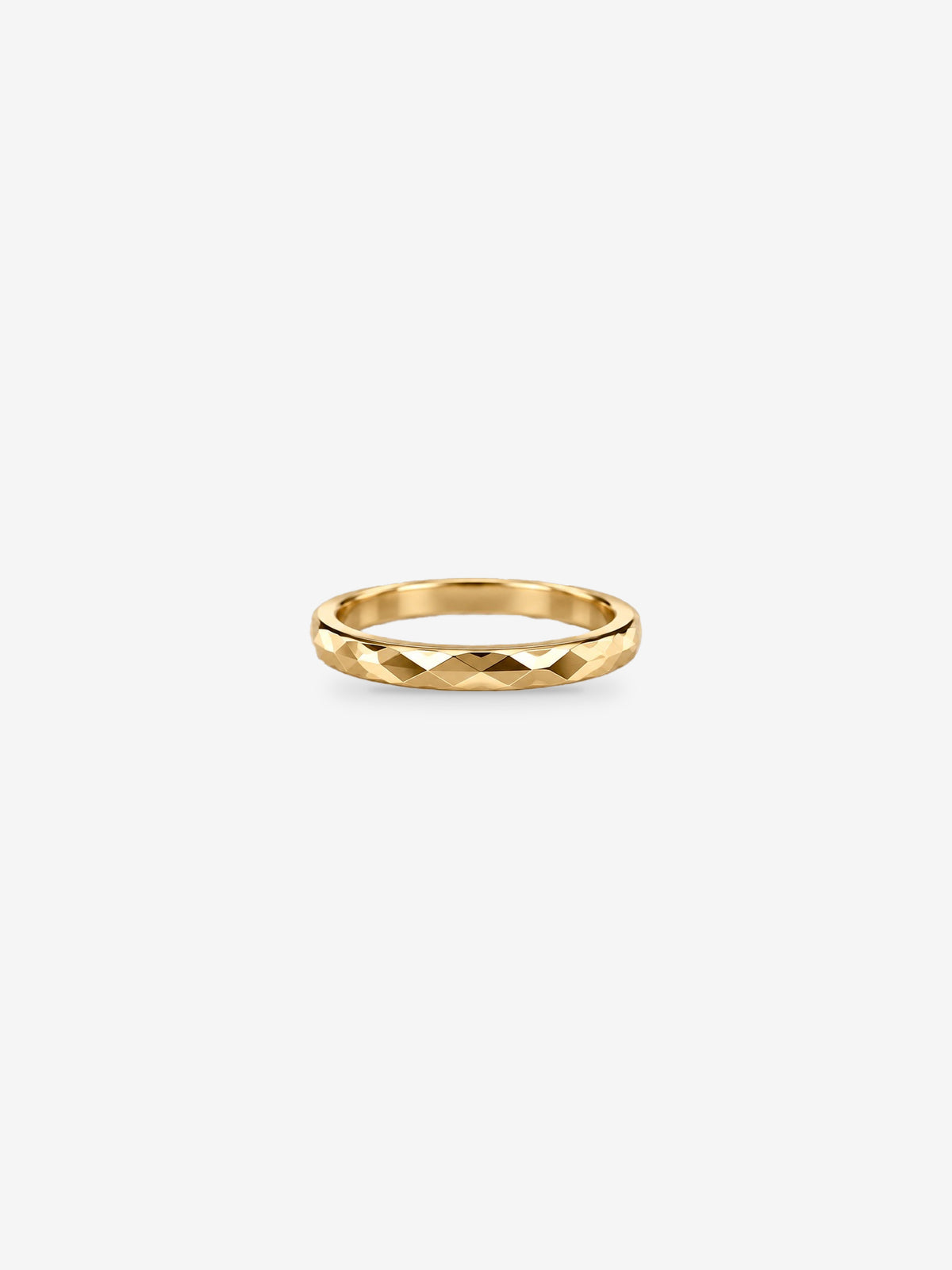 サージカルステンレス ｜Facet Spinner Ring
