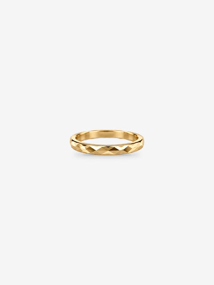 サージカルステンレス ｜Facet Spinner Ring