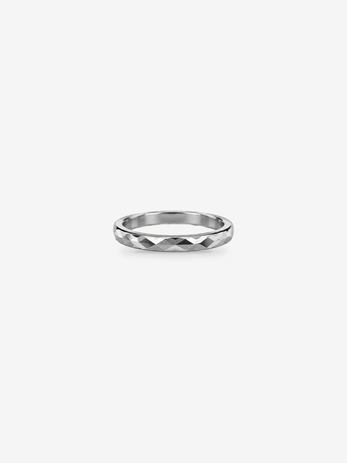 サージカルステンレス ｜Facet Spinner Ring