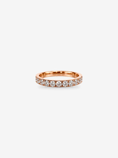 サージカルステンレス ｜Half Eternity Ring