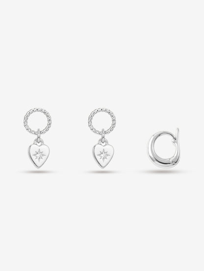 Luna Heart Charm