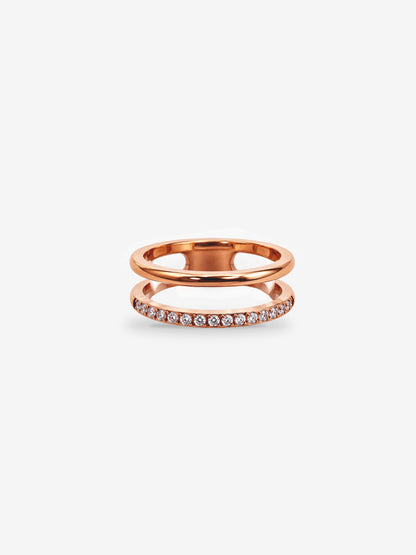 サージカルステンレス ｜Double Line Ring