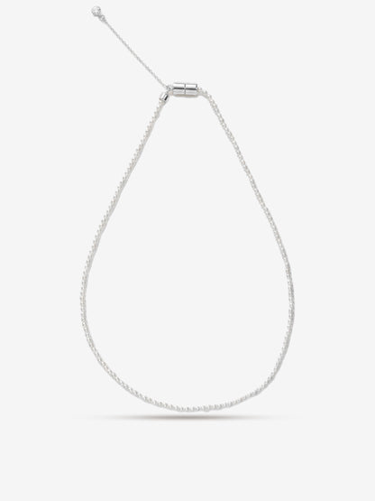 Minimal Pearl Necklace 2.5mm