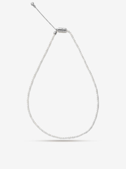 Minimal Pearl Necklace 2.5mm