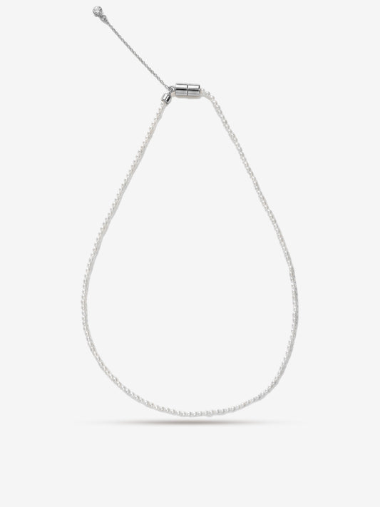 Minimal Pearl Necklace 2.5mm