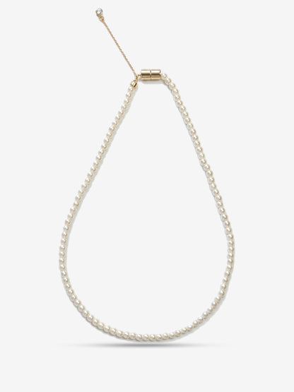 Minimal Pearl Necklace 4mm