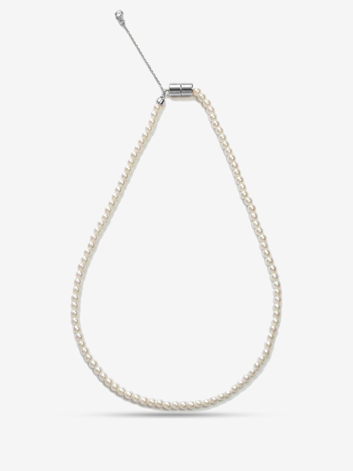 Minimal Pearl Necklace 4mm
