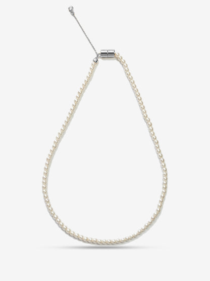 Minimal Pearl Necklace 4mm