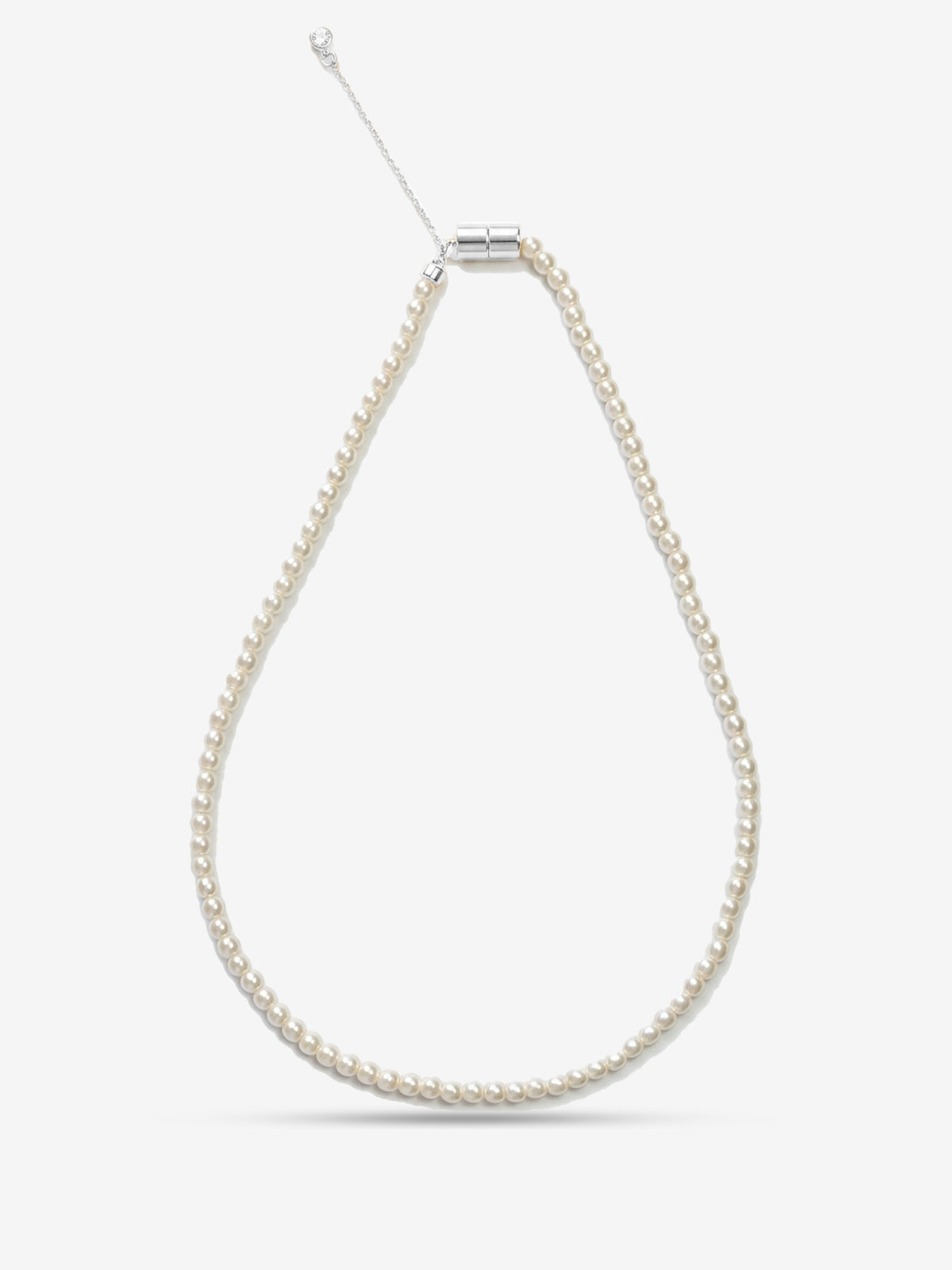Minimal Pearl Necklace 4mm