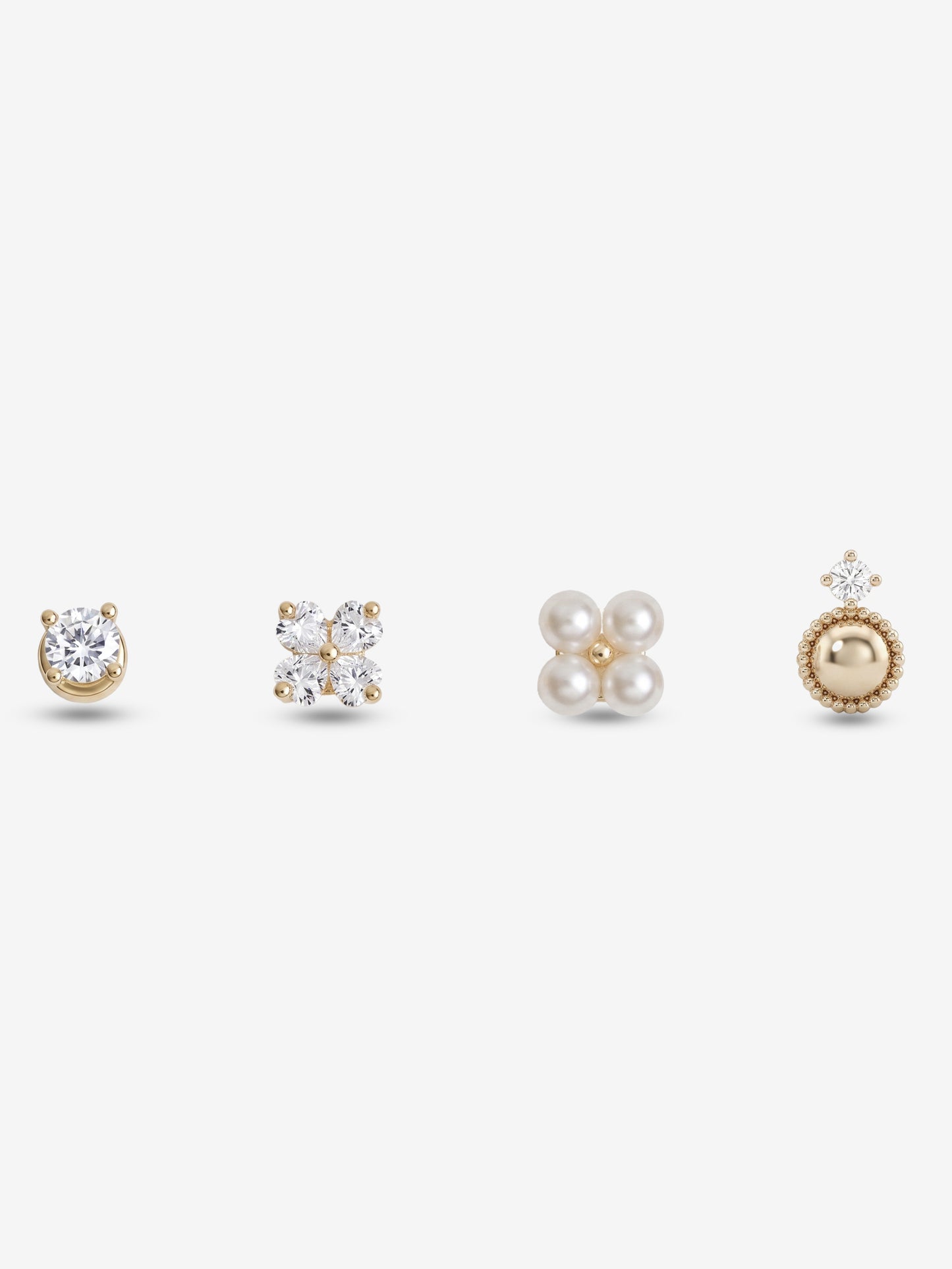 貼るだけピアス｜Mag Patch Pearl Clover