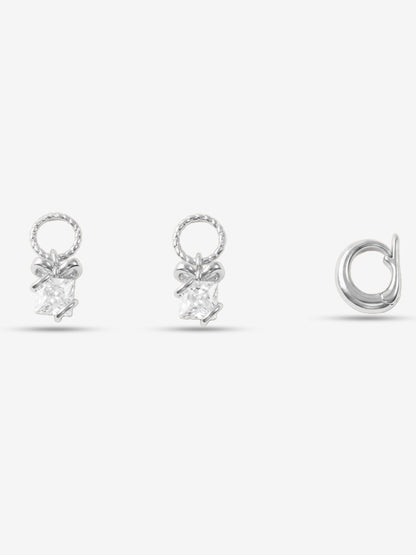 Crystal Ribbon Charm