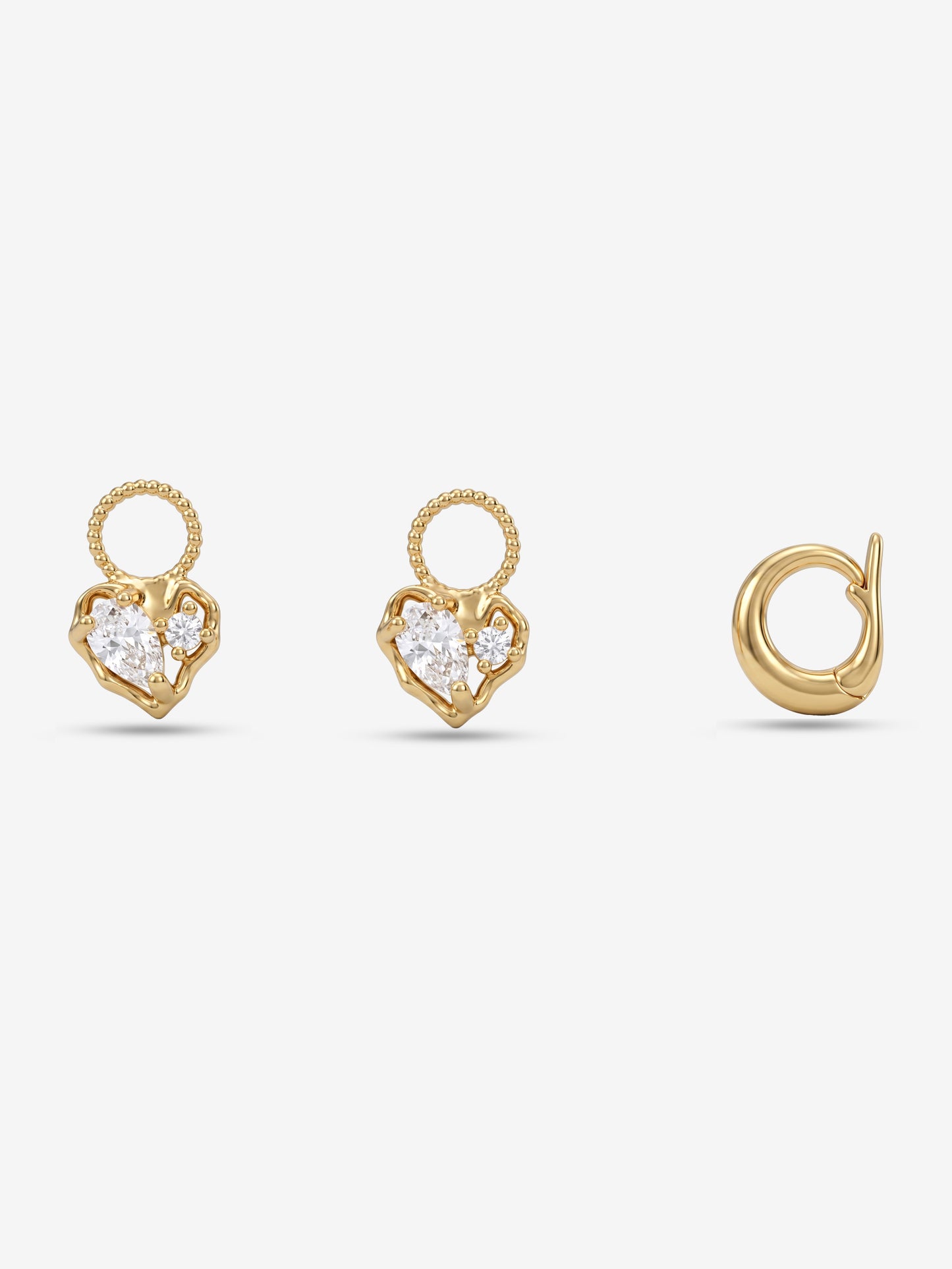 Crystal Heart Charm