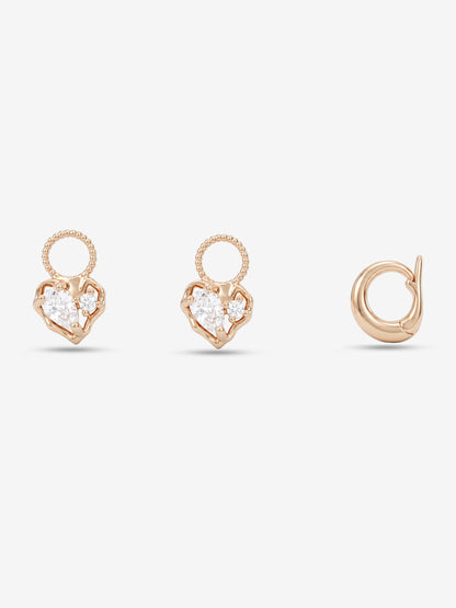 Crystal Heart Charm
