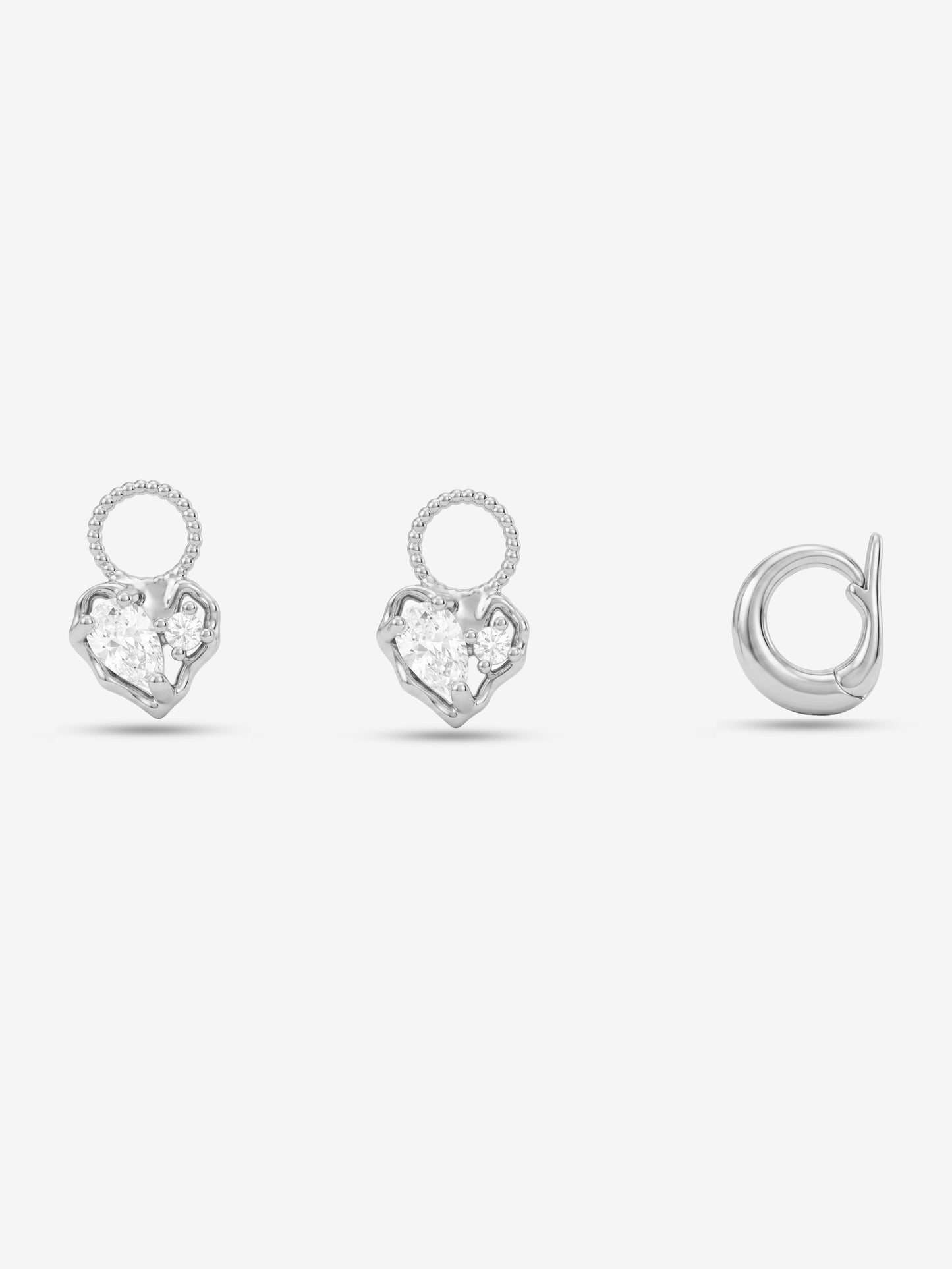 Crystal Heart Charm