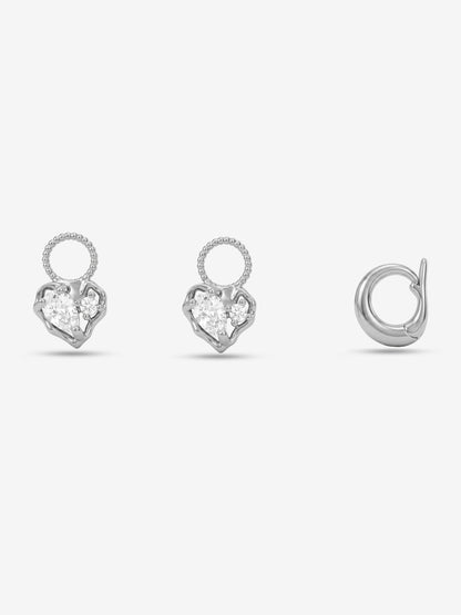 Crystal Heart Charm