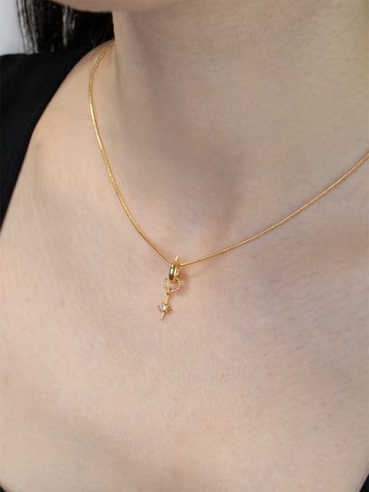 Luna Star Charm