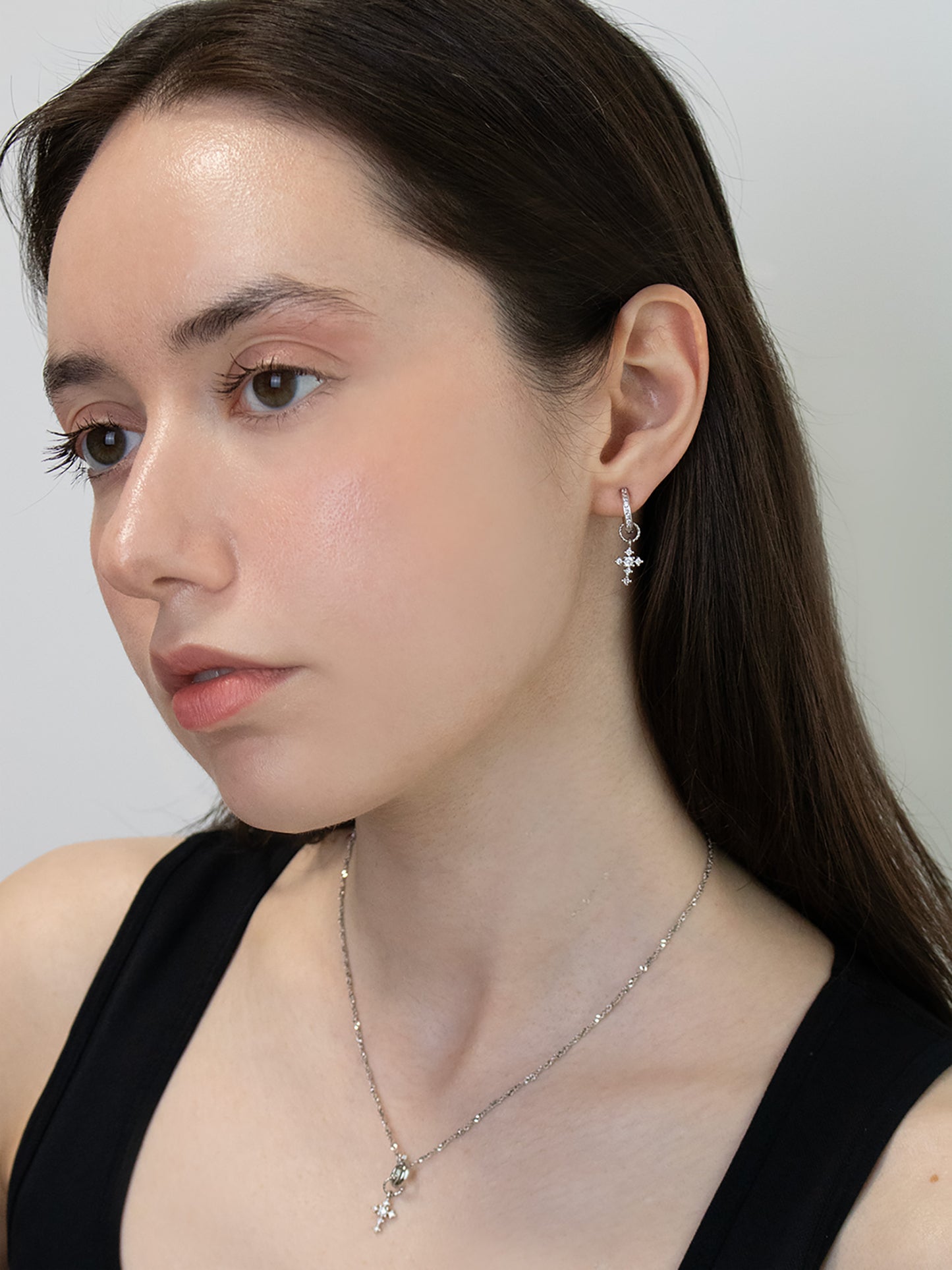 Lumi Cross Charm