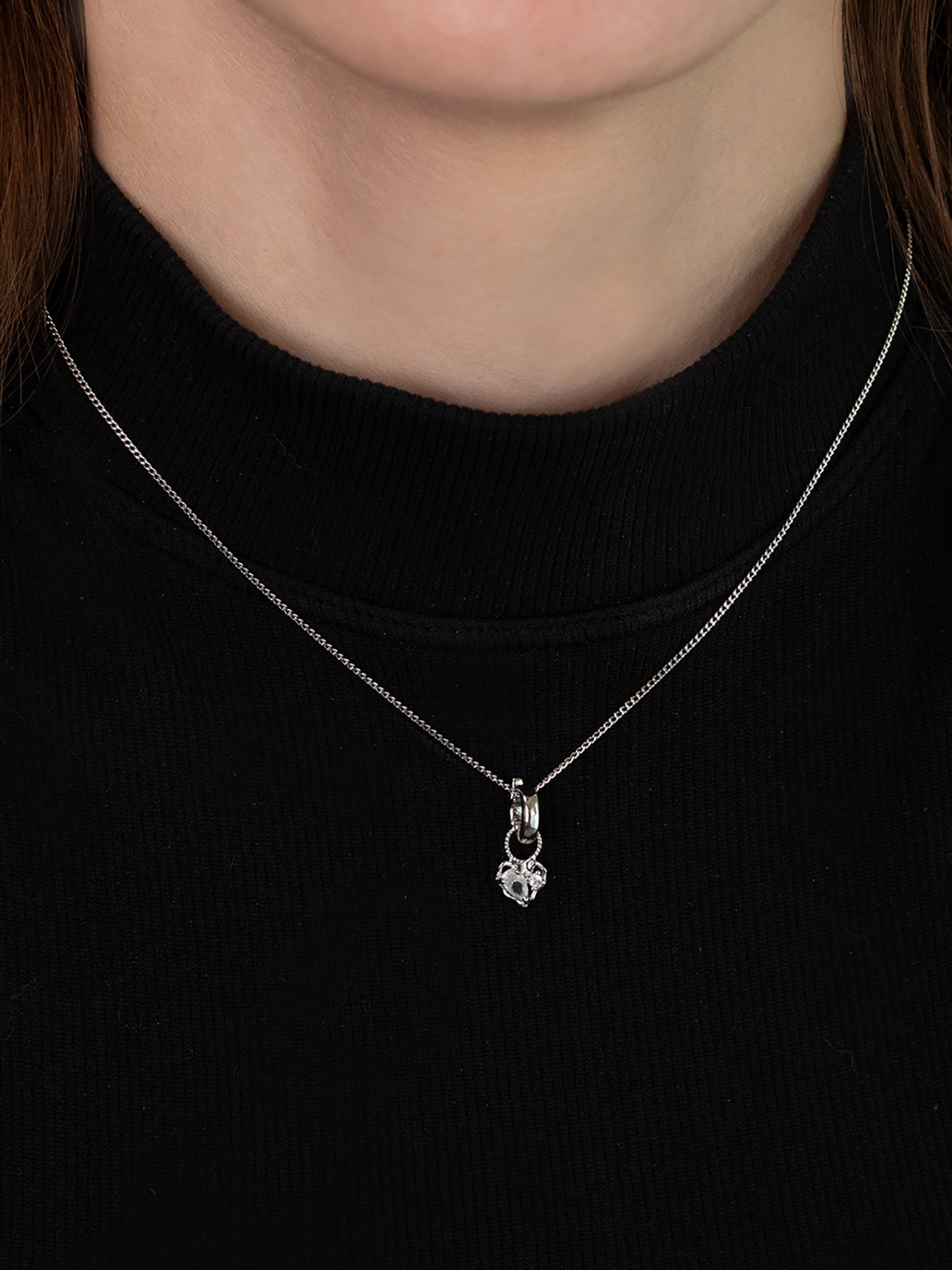 Crystal Heart Charm