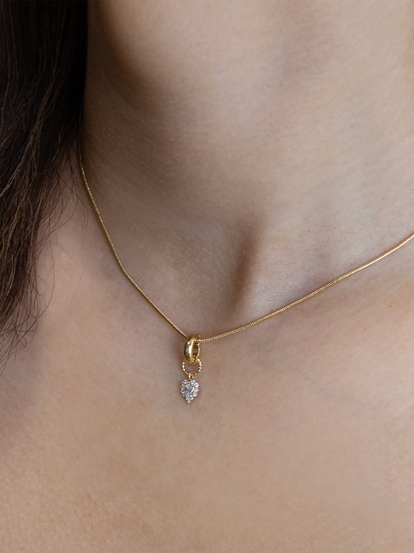 Sparkle Heart Charm