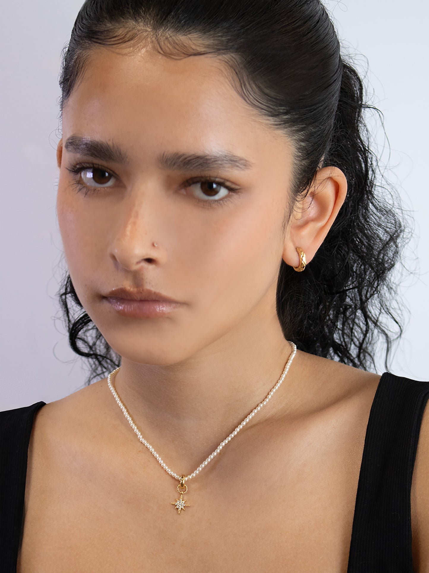 Minimal Pearl Necklace 2.5mm