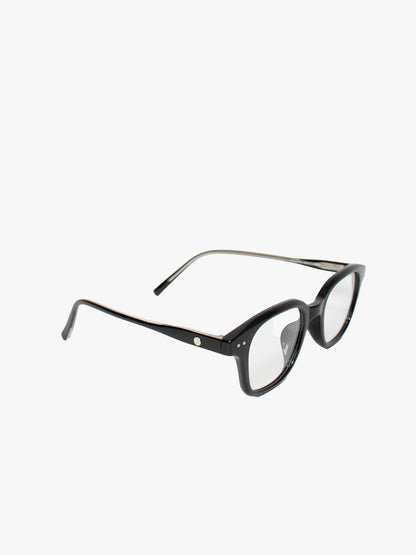 チャームメガネ｜Classic Square Black