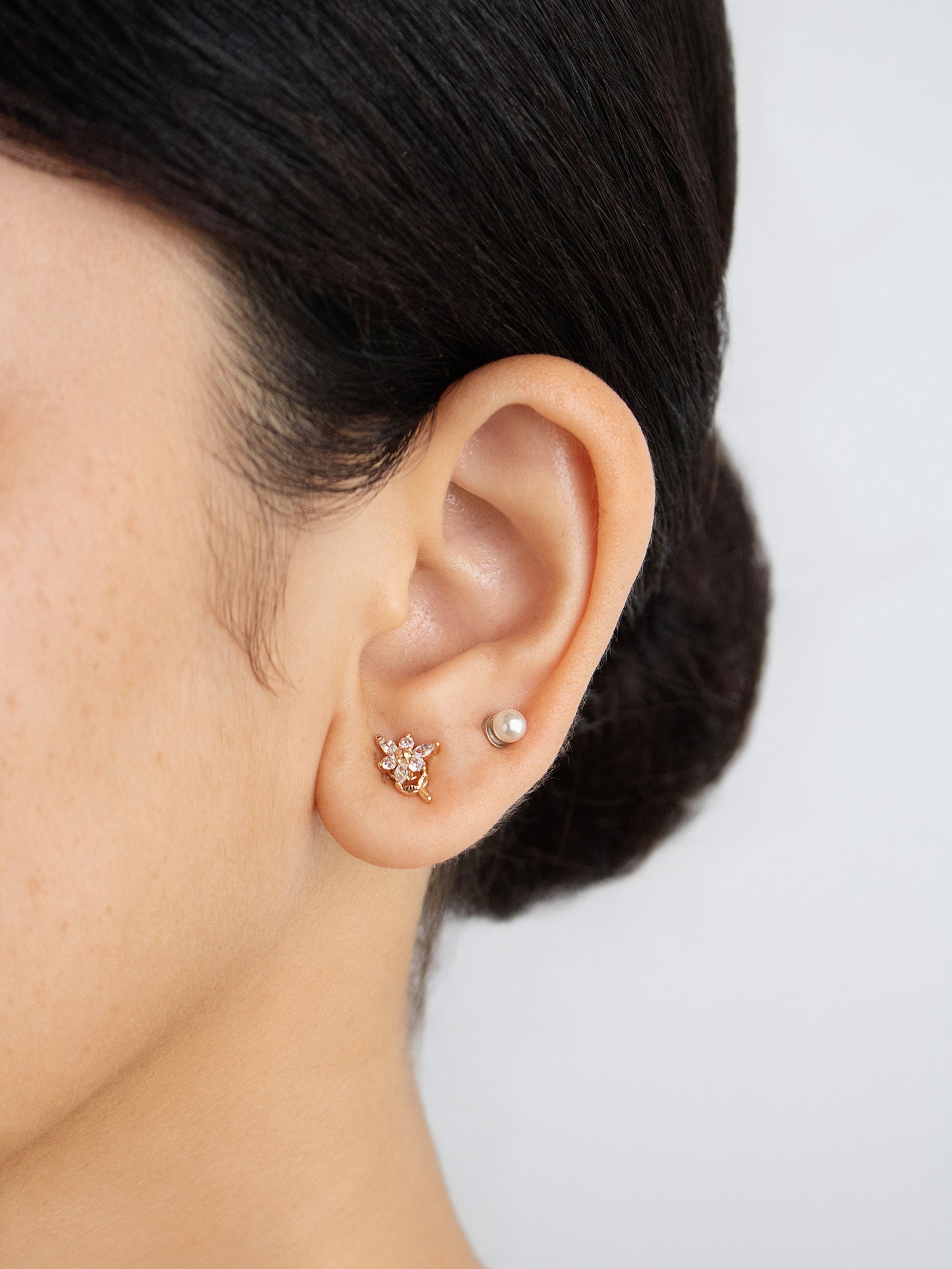 新感覚マグネットピアス｜Crystal Leaf