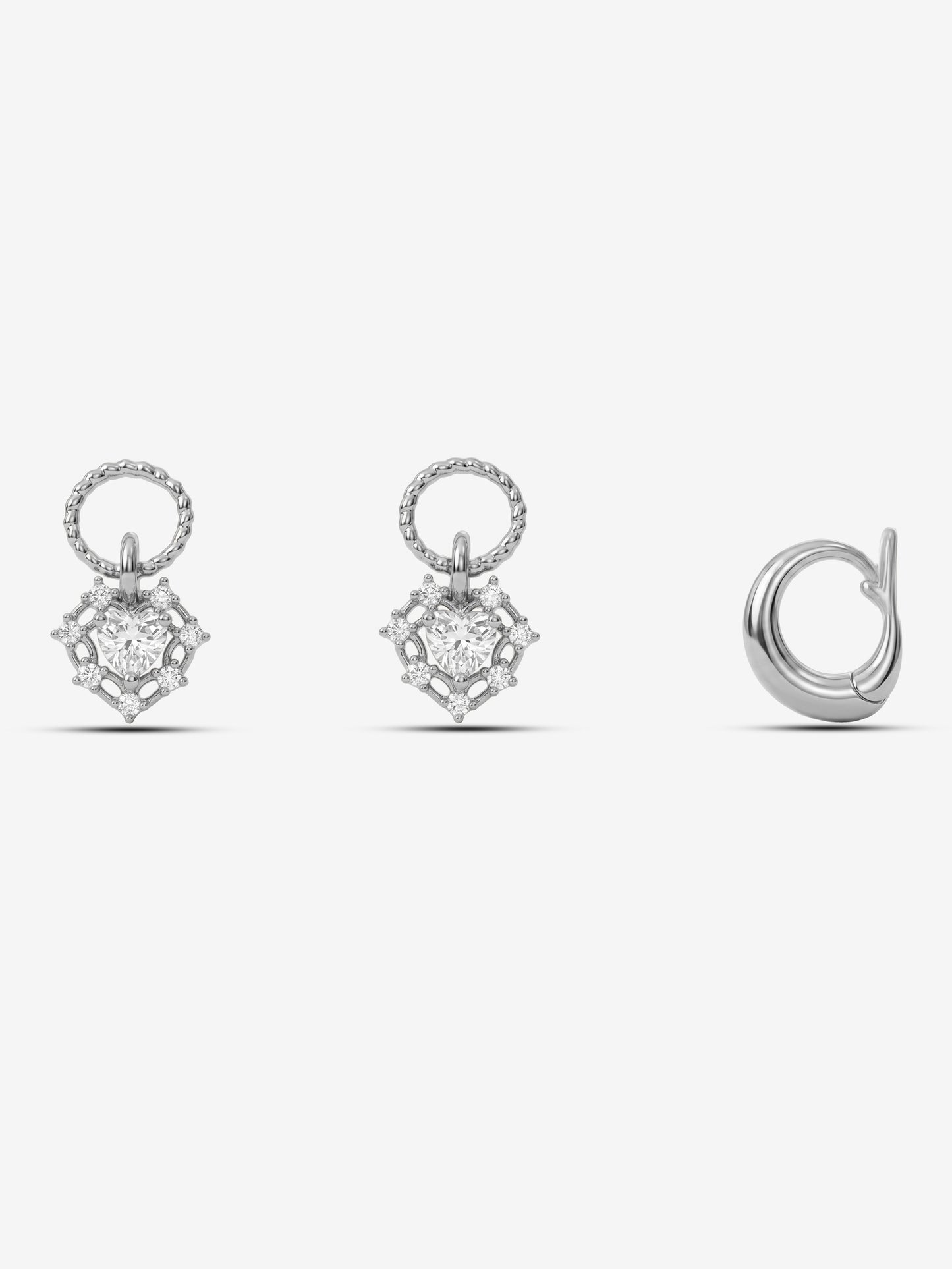 Bloom Heart Charm