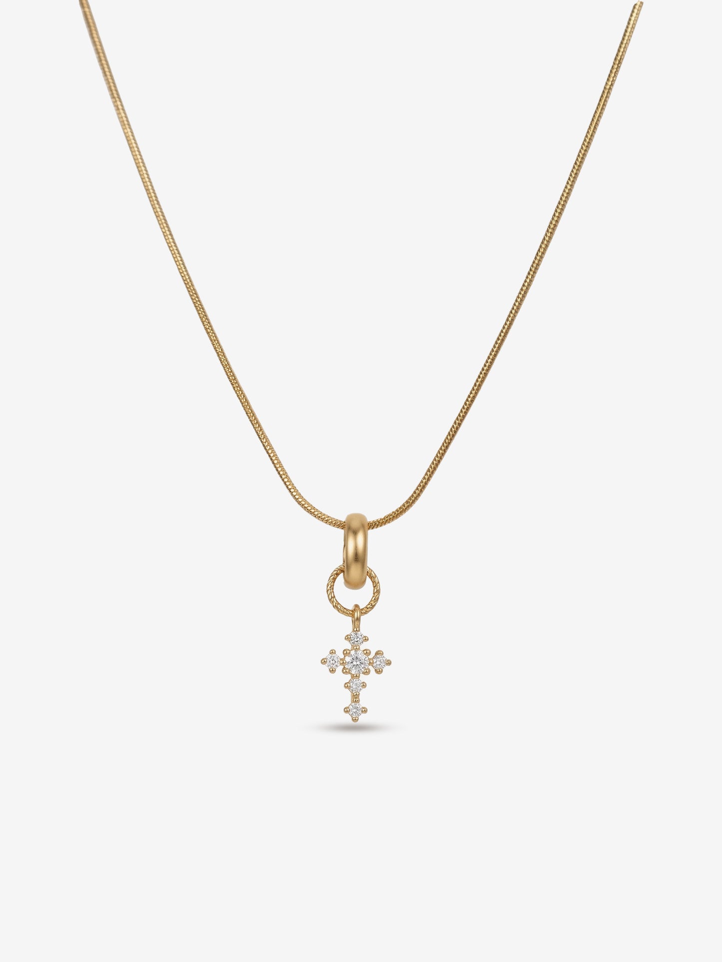 Lumi Cross Charm