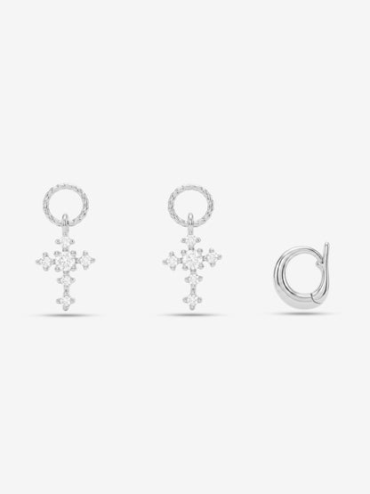 Lumi Cross Charm