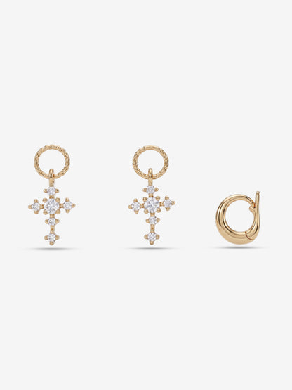 Lumi Cross Charm