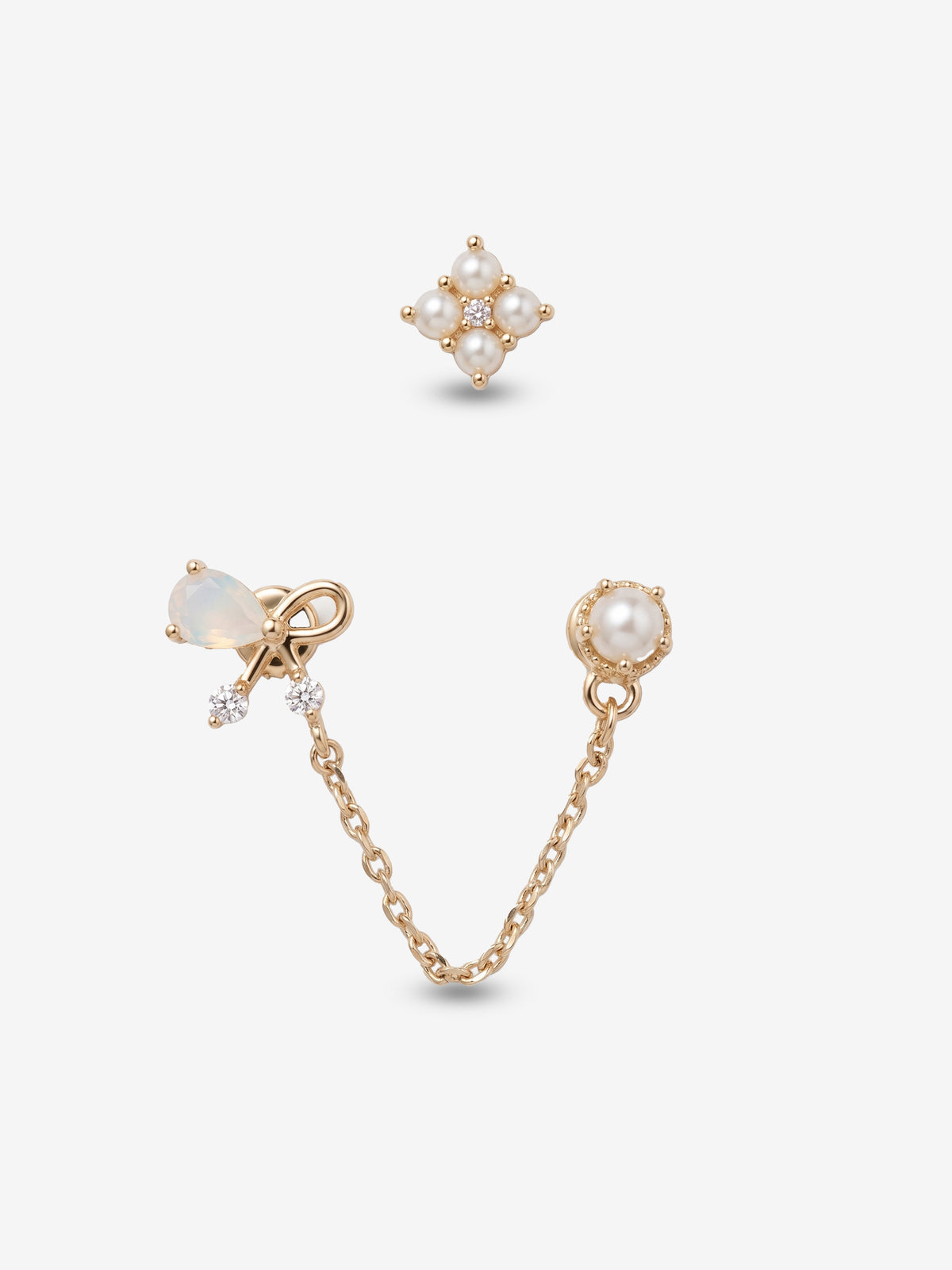 貼るだけピアス｜Mag Patch Milky Glow