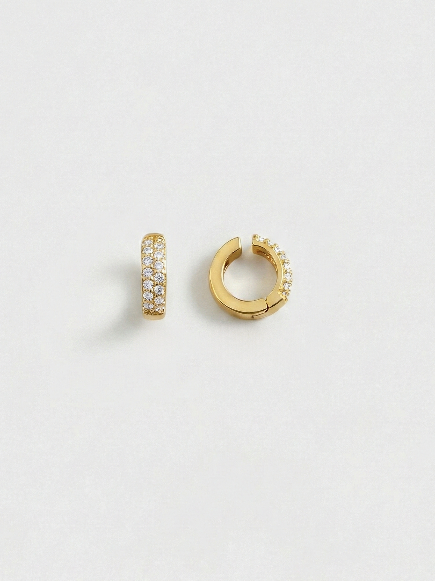 ピアス見えイヤリング｜Zero Touch Pavé Cubic