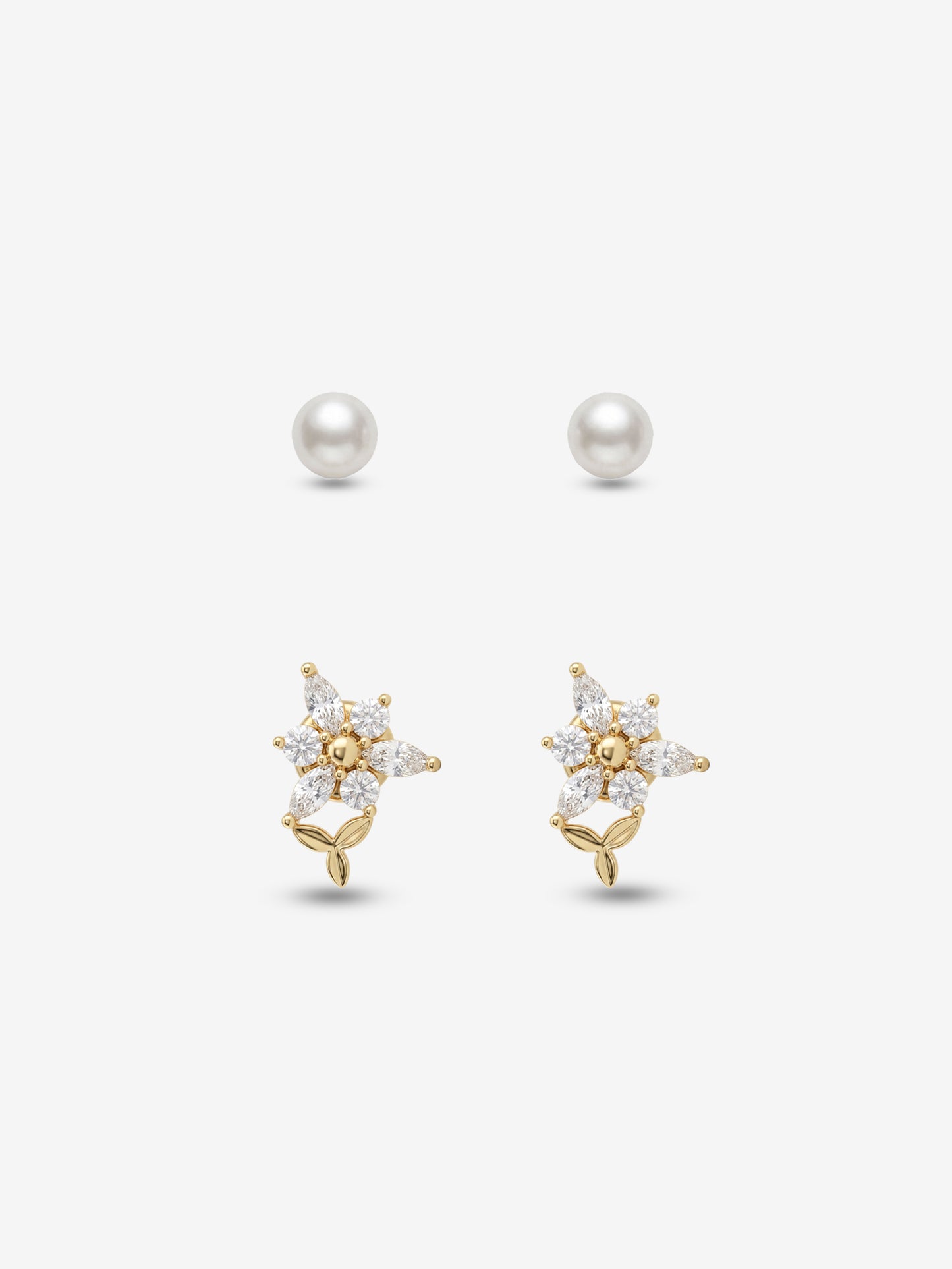新感覚マグネットピアス｜Crystal Leaf