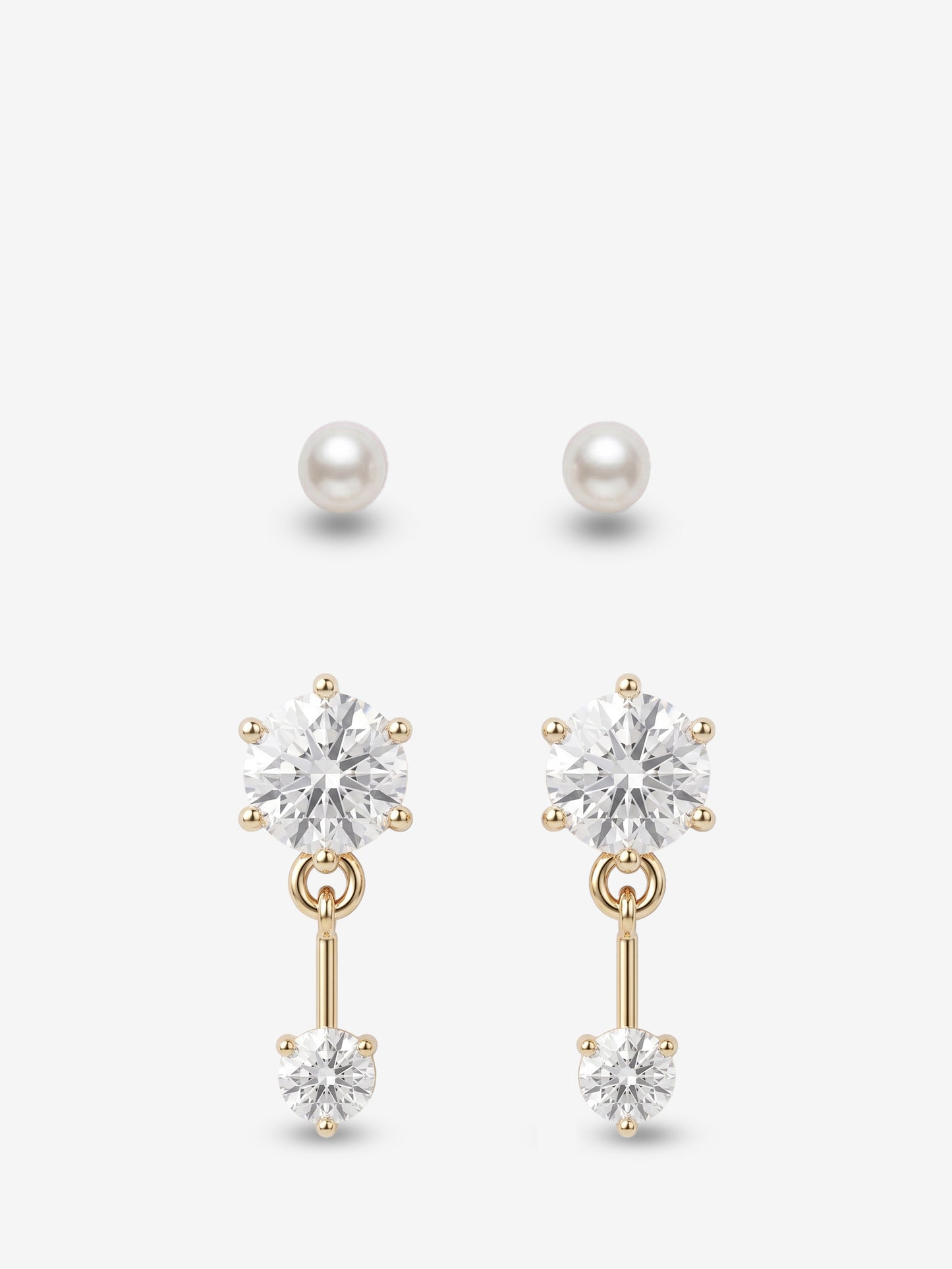 新感覚マグネットピアス｜Crystal Duo