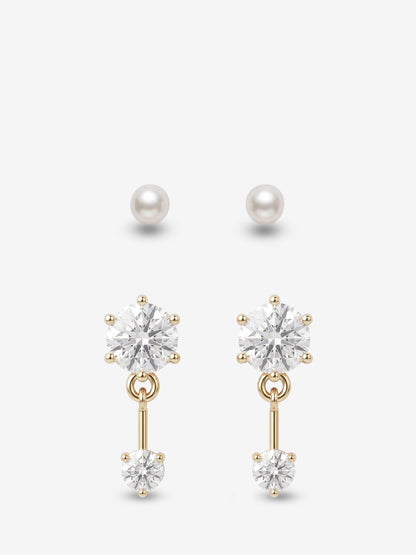 新感覚マグネットピアス｜Crystal Duo