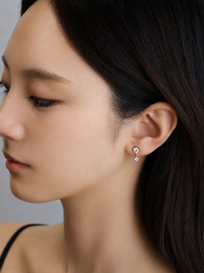 新感覚マグネットピアス｜Crystal Duo