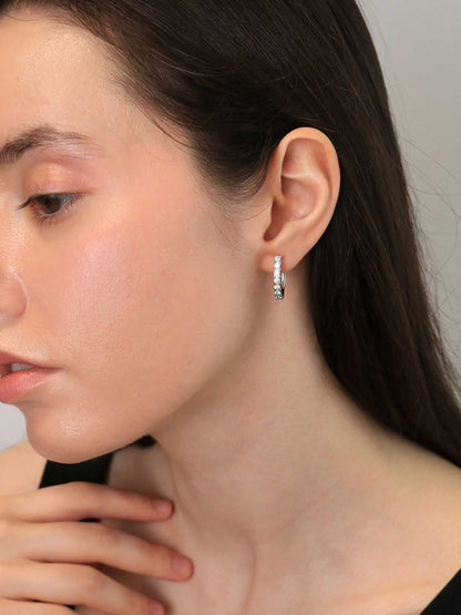 痛くない無重力イヤリング｜Rolling Clip Linear