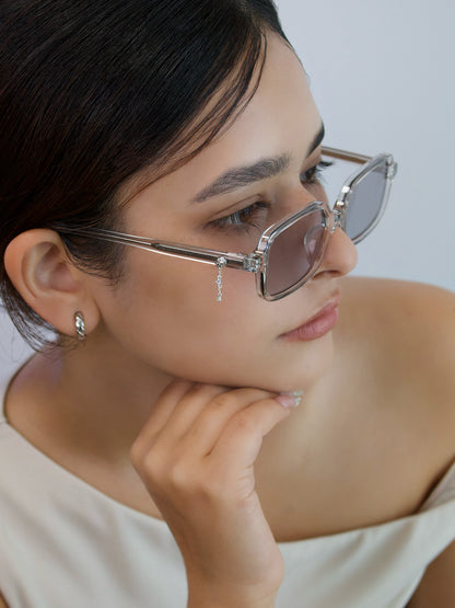 チャームメガネ｜Sheer Rectangle