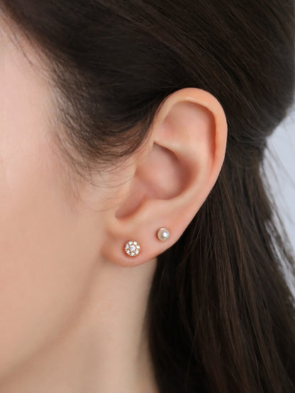 新感覚マグネットピアス｜Crystal Pave