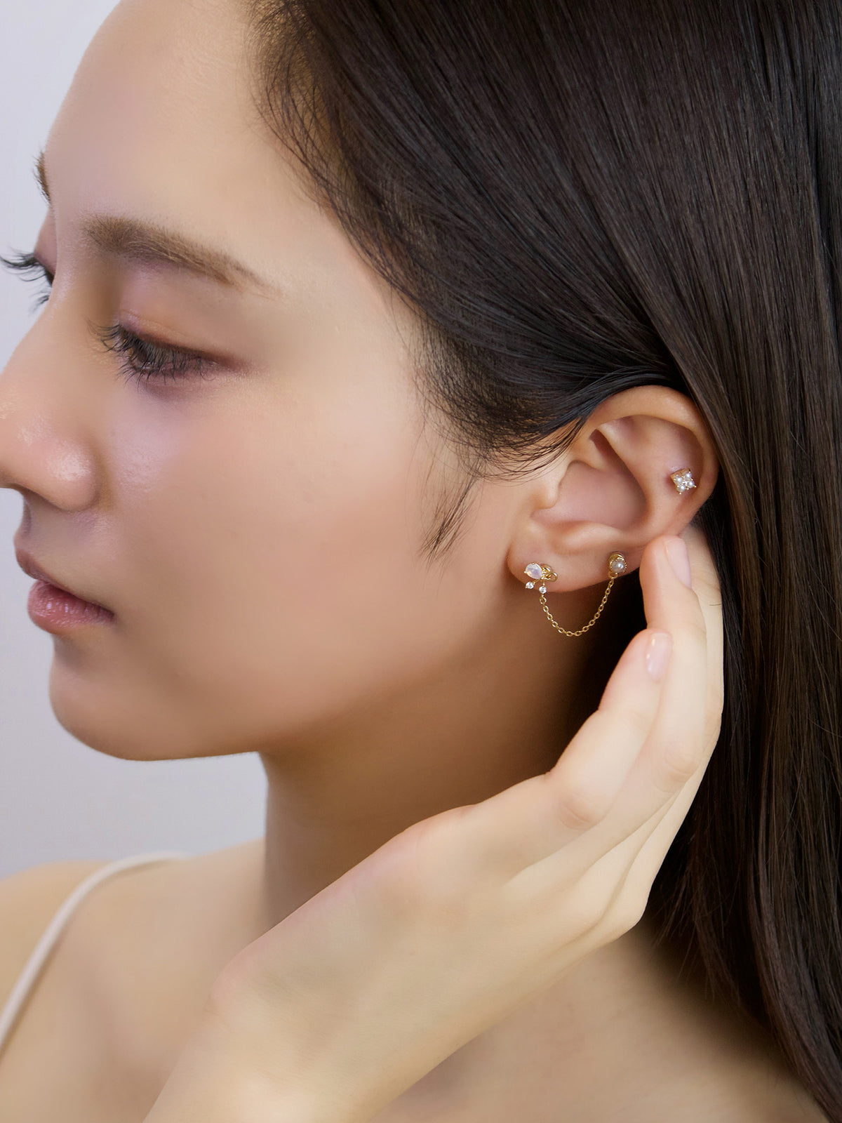 貼るだけピアス｜Mag Patch Milky Glow
