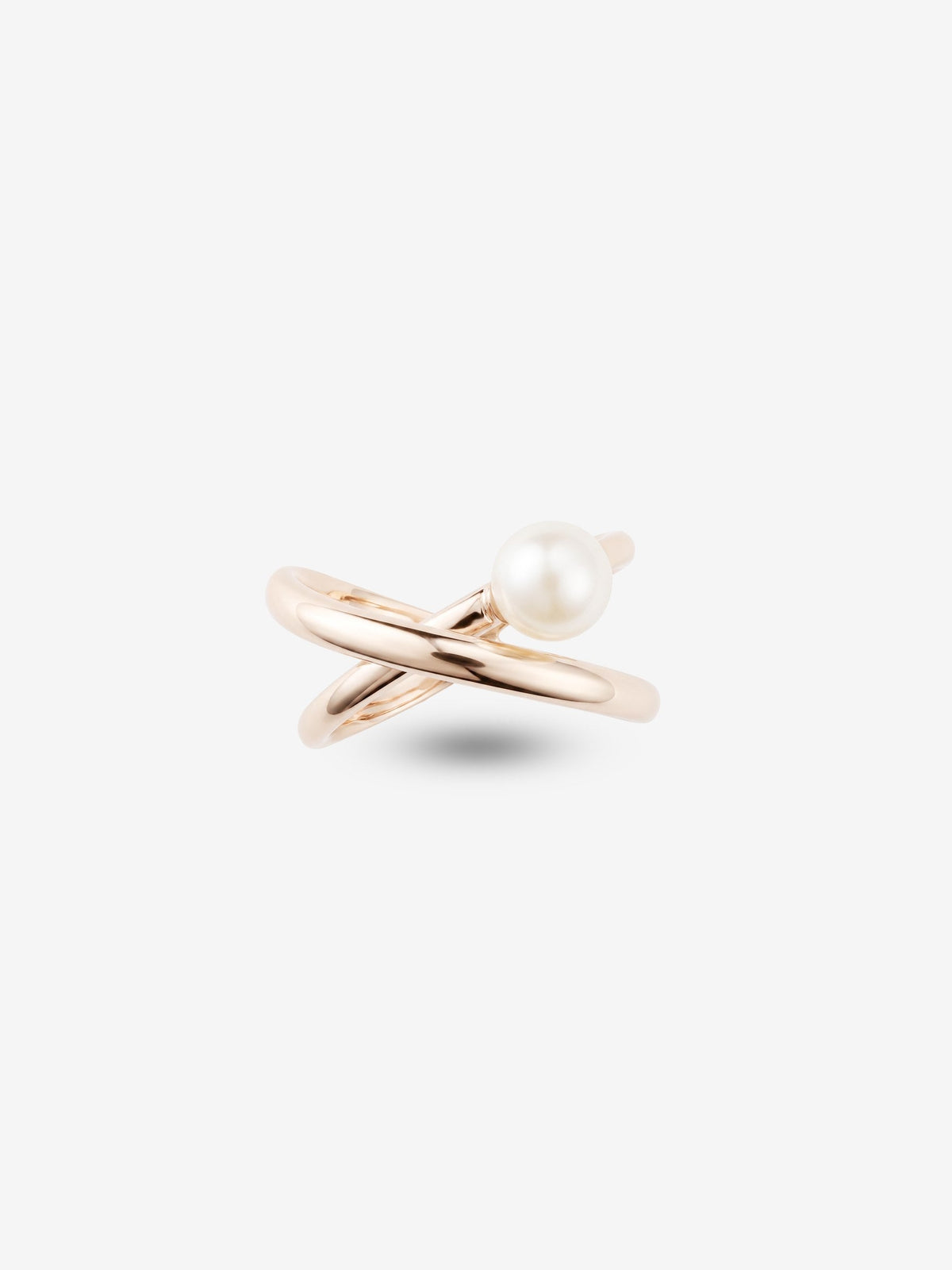 Pearl Twist Ring ローズシルバー