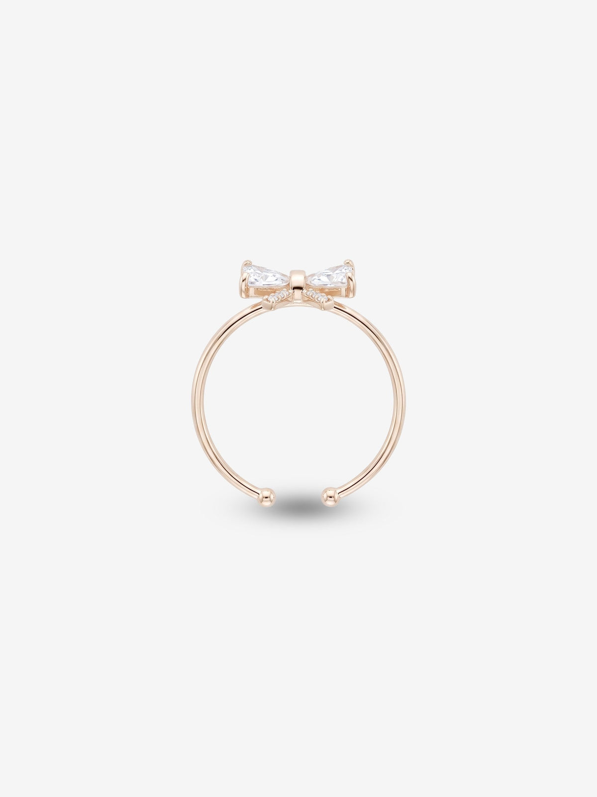 Crystal Ribbon Ring