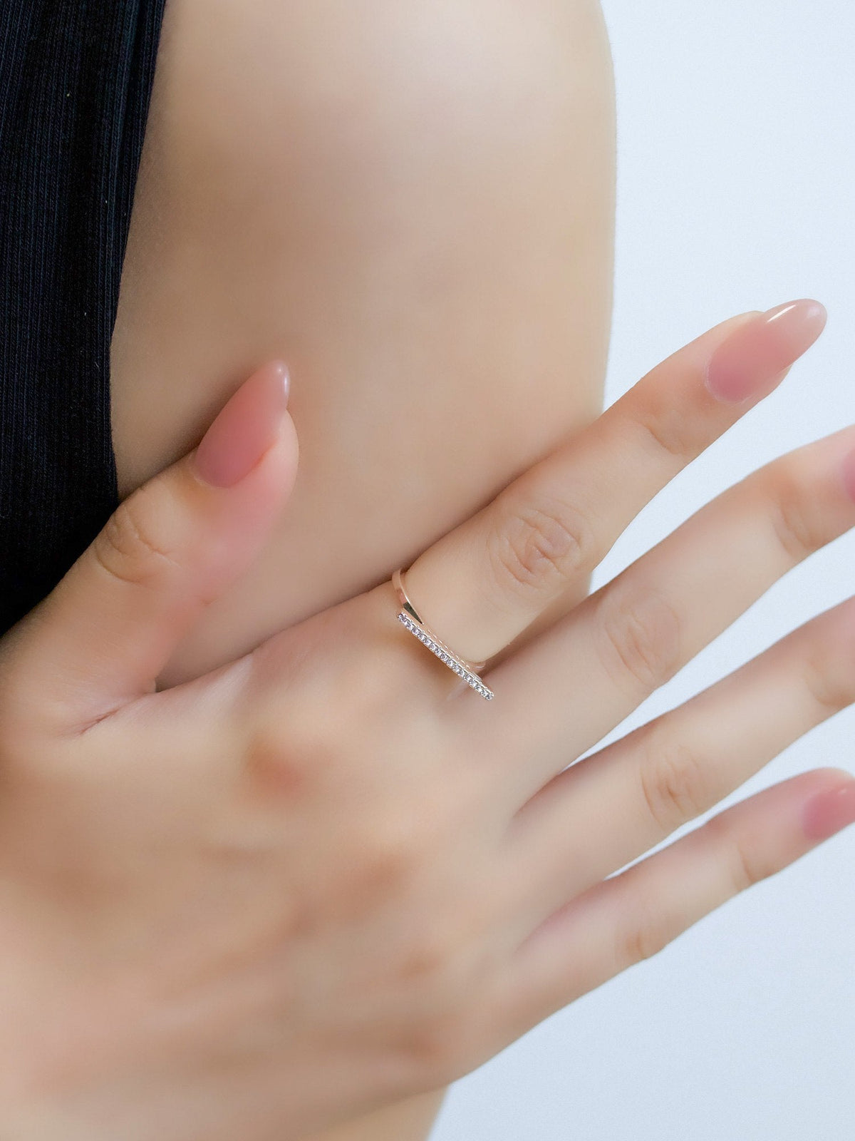 Shimmer Line Ring