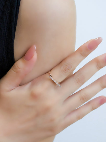 Shimmer Line Ring
