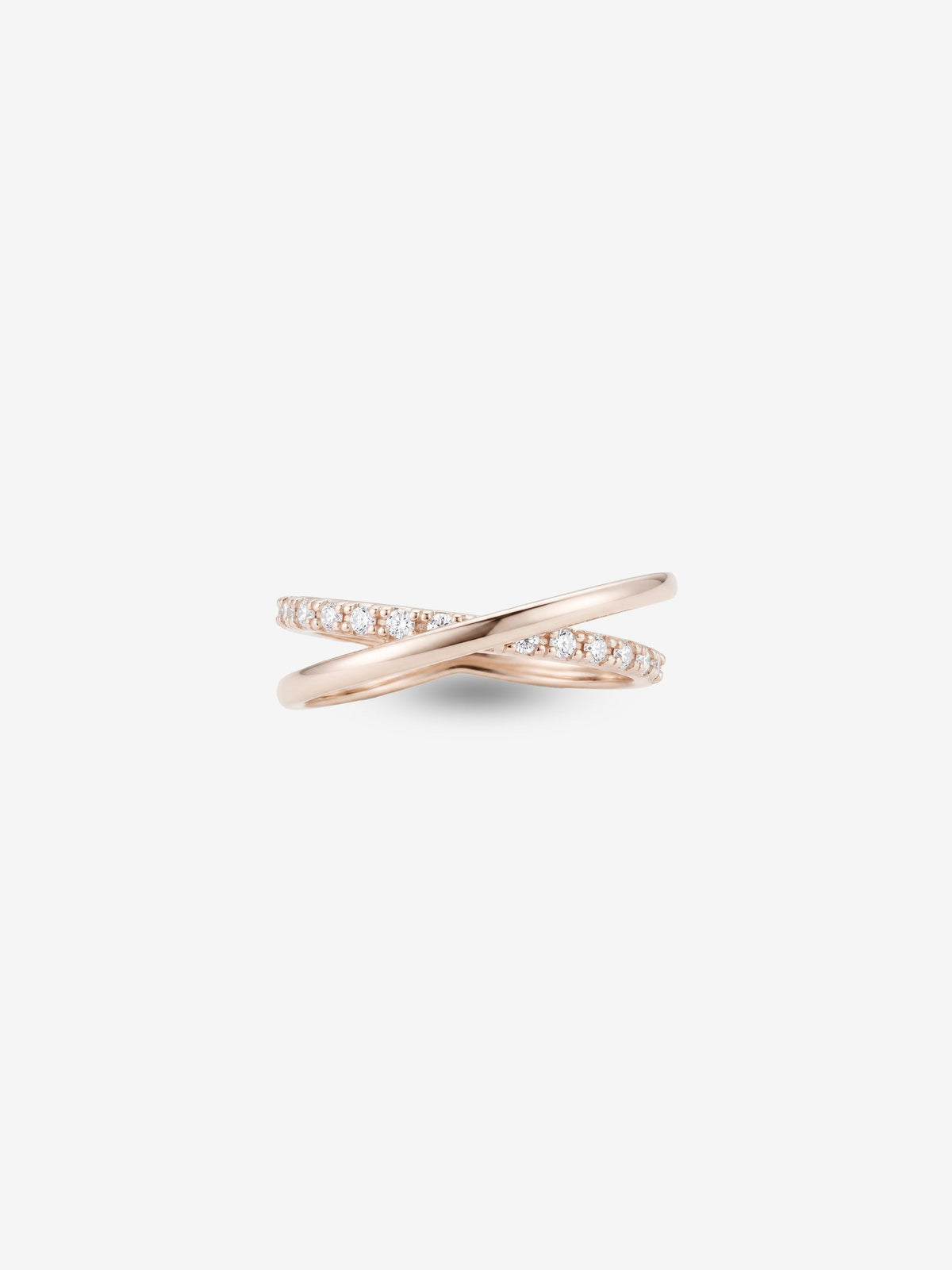Lumi Cross Ring ローズシルバー
