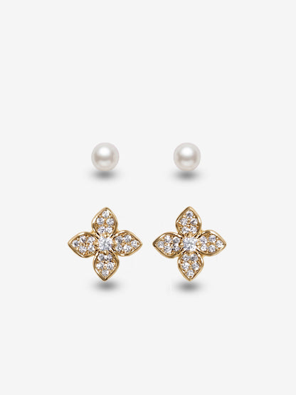新感覚マグネットピアス｜Glitter Bloom